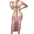 Cowcat Family Matching Short Sleeve Bodycon Dress and Hawaiian Shirt Cowboy Cat Meowdy Retro Western Yoke Pink - Wonder Print Shop