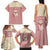 Cowcat Family Matching Tank Maxi Dress and Hawaiian Shirt Cowboy Cat Meowdy Retro Western Yoke Pink - Wonder Print Shop