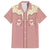 Cowcat Hawaiian Shirt Cowboy Cat Meowdy Retro Western Yoke Pink - Wonder Print Shop