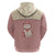 Cowcat Hoodie Cowboy Cat Meowdy Retro Western Yoke Pink - Wonder Print Shop