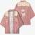 Cowcat Kimono Cowboy Cat Meowdy Retro Western Yoke Pink - Wonder Print Shop
