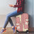 Cowcat Luggage Cover Cowboy Cat Meowdy Retro Western Yoke Pink - Wonder Print Shop