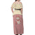 Cowcat Off Shoulder Maxi Dress Cowboy Cat Meowdy Retro Western Yoke Pink - Wonder Print Shop