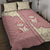 Cowcat Quilt Bed Set Cowboy Cat Meowdy Retro Western Yoke Pink - Wonder Print Shop