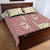 Cowcat Quilt Bed Set Cowboy Cat Meowdy Retro Western Yoke Pink - Wonder Print Shop