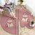 Cowcat Round Carpet Cowboy Cat Meowdy Retro Western Yoke Pink - Wonder Print Shop