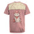 Cowcat Rugby Jersey Cowboy Cat Meowdy Retro Western Yoke Pink - Wonder Print Shop