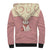 Cowcat Sherpa Hoodie Cowboy Cat Meowdy Retro Western Yoke Pink - Wonder Print Shop