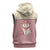 Cowcat Sleeveless Hoodie Cowboy Cat Meowdy Retro Western Yoke Pink - Wonder Print Shop