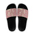 Cowcat Slide Sandals Cowboy Cat Meowdy Retro Western Yoke Pink - Wonder Print Shop