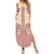 Cowcat Summer Maxi Dress Cowboy Cat Meowdy Retro Western Yoke Pink - Wonder Print Shop