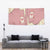 Cowcat Tapestry Cowboy Cat Meowdy Retro Western Yoke Pink - Wonder Print Shop