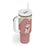 Cowcat Tumbler With Handle Cowboy Cat Meowdy Retro Western Yoke Pink - Wonder Print Shop