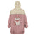 Cowcat Wearable Blanket Hoodie Cowboy Cat Meowdy Retro Western Yoke Pink - Wonder Print Shop