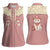 Cowcat Women Sleeveless Polo Shirt Cowboy Cat Meowdy Retro Western Yoke Pink - Wonder Print Shop