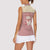 Cowcat Women Sleeveless Polo Shirt Cowboy Cat Meowdy Retro Western Yoke Pink - Wonder Print Shop