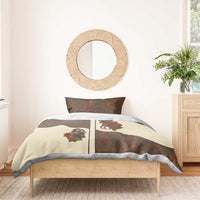 Cowgirl Bedding Set Rose Retro Western Yoke - Wonder Print Shop