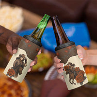 Cowgirl 4 in 1 Can Cooler Tumbler Rose Retro Western Yoke - Wonder Print Shop