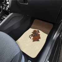 Cowgirl Car Mats Rose Retro Western Yoke - Wonder Print Shop