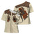Cowgirl Cross Shoulder Shirt Rose Retro Western Yoke - Wonder Print Shop