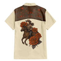 Cowgirl Family Matching Mermaid Dress and Hawaiian Shirt Rose Retro Western Yoke - Wonder Print Shop