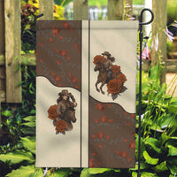 Cowgirl Garden Flag Rose Retro Western Yoke - Wonder Print Shop