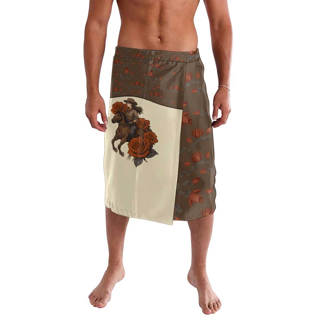 Cowgirl Lavalava Rose Retro Western Yoke - Wonder Print Shop