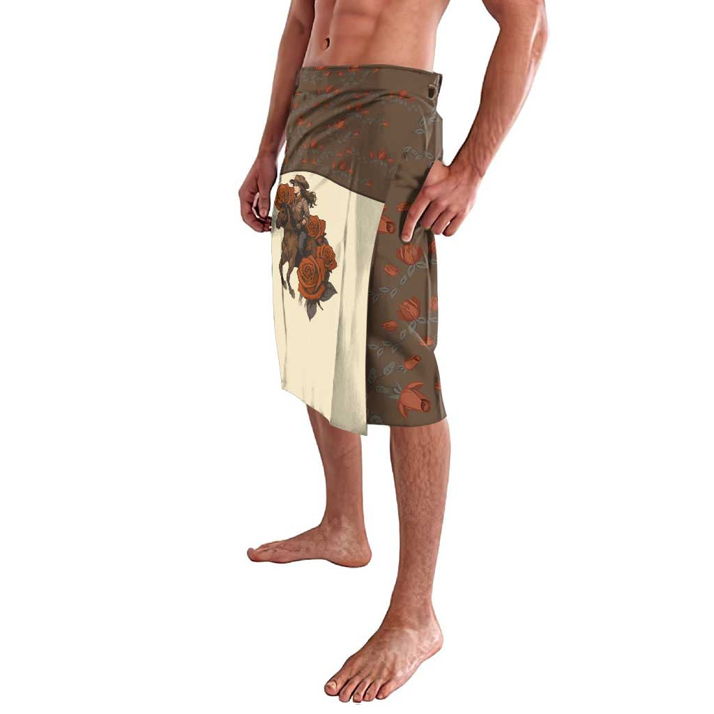 Cowgirl Lavalava Rose Retro Western Yoke - Wonder Print Shop