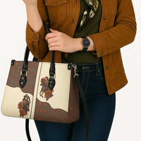 Cowgirl Leather Bag Rose Retro Western Yoke - Wonder Print Shop