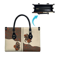 Cowgirl Leather Bag Rose Retro Western Yoke - Wonder Print Shop
