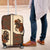Cowgirl Luggage Cover Rose Retro Western Yoke - Wonder Print Shop