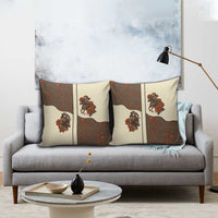 Cowgirl Pillow Cover Rose Retro Western Yoke - Wonder Print Shop