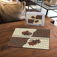 Cowgirl Puzzle Rose Retro Western Yoke - Wonder Print Shop