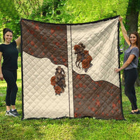 Cowgirl Quilt Rose Retro Western Yoke - Wonder Print Shop