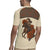 Cowgirl Rugby Jersey Rose Retro Western Yoke - Wonder Print Shop