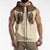 Cowgirl Sleeveless Hoodie Rose Retro Western Yoke - Wonder Print Shop