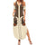 Cowgirl Summer Maxi Dress Rose Retro Western Yoke - Wonder Print Shop