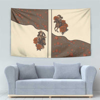 Cowgirl Tapestry Rose Retro Western Yoke - Wonder Print Shop