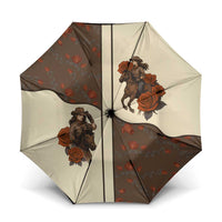 Cowgirl Umbrella Rose Retro Western Yoke - Wonder Print Shop