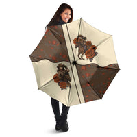 Cowgirl Umbrella Rose Retro Western Yoke - Wonder Print Shop
