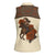 Cowgirl Women Sleeveless Polo Shirt Rose Retro Western Yoke - Wonder Print Shop