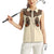 Cowgirl Women Sleeveless Polo Shirt Rose Retro Western Yoke - Wonder Print Shop