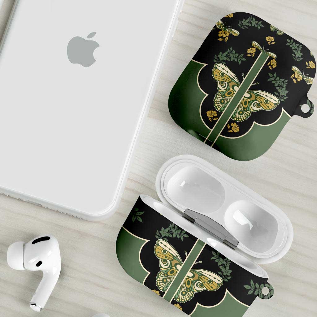 Retro Butterfly AirPods Case Western Yoke Style - Wonder Print Shop