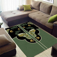 Retro Butterfly Area Rug Western Yoke Style - Wonder Print Shop