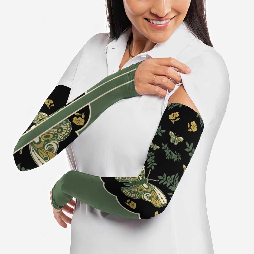 Retro Butterfly Arm Sleeves Western Yoke Style - Wonder Print Shop