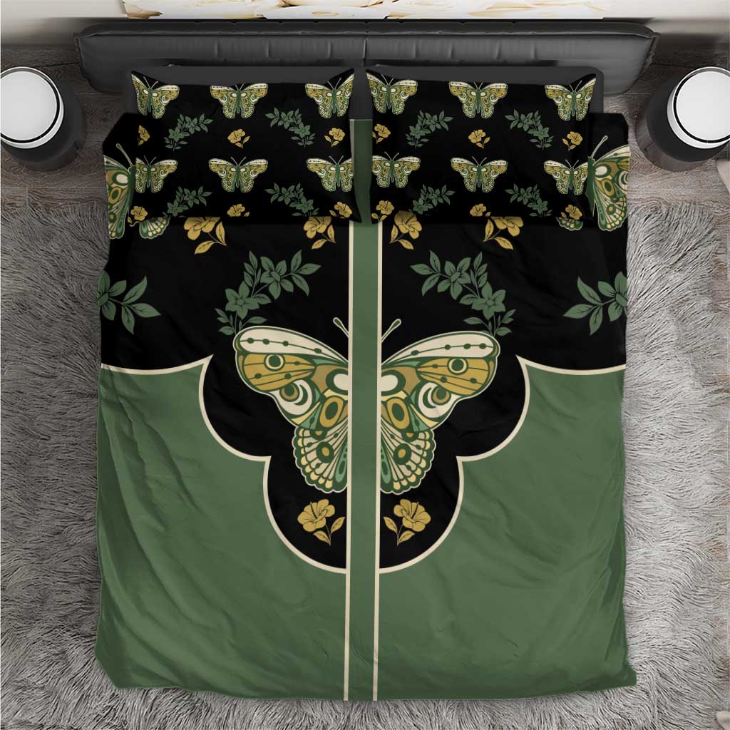 Retro Butterfly Bedding Set Western Yoke Style - Wonder Print Shop