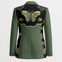 Retro Butterfly Blazer Western Yoke Style - Wonder Print Shop