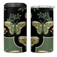 Retro Butterfly 4 in 1 Can Cooler Tumbler Western Yoke Style - Wonder Print Shop