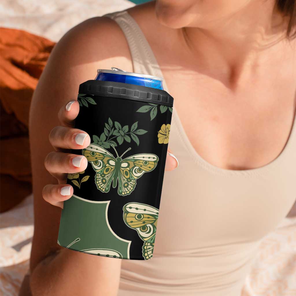 Retro Butterfly 4 in 1 Can Cooler Tumbler Western Yoke Style - Wonder Print Shop