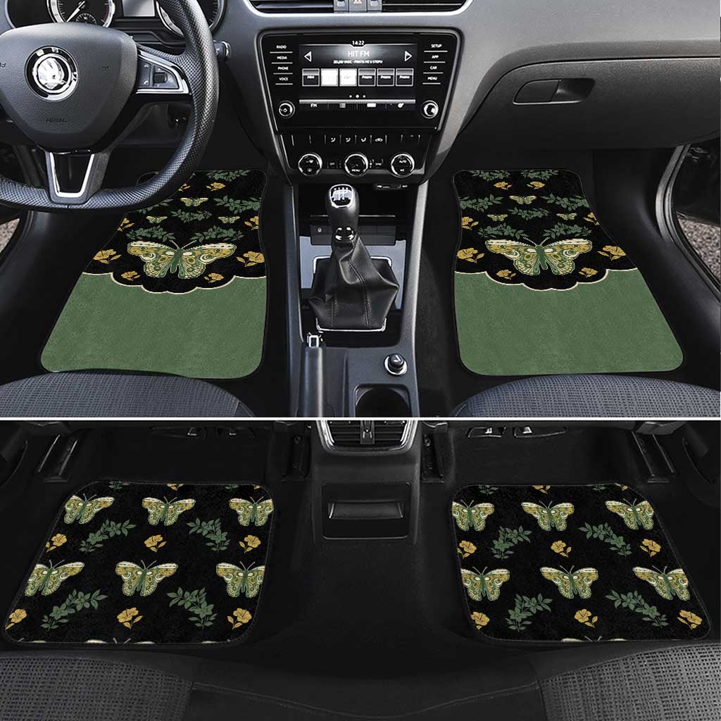 Retro Butterfly Car Mats Western Yoke Style - Wonder Print Shop